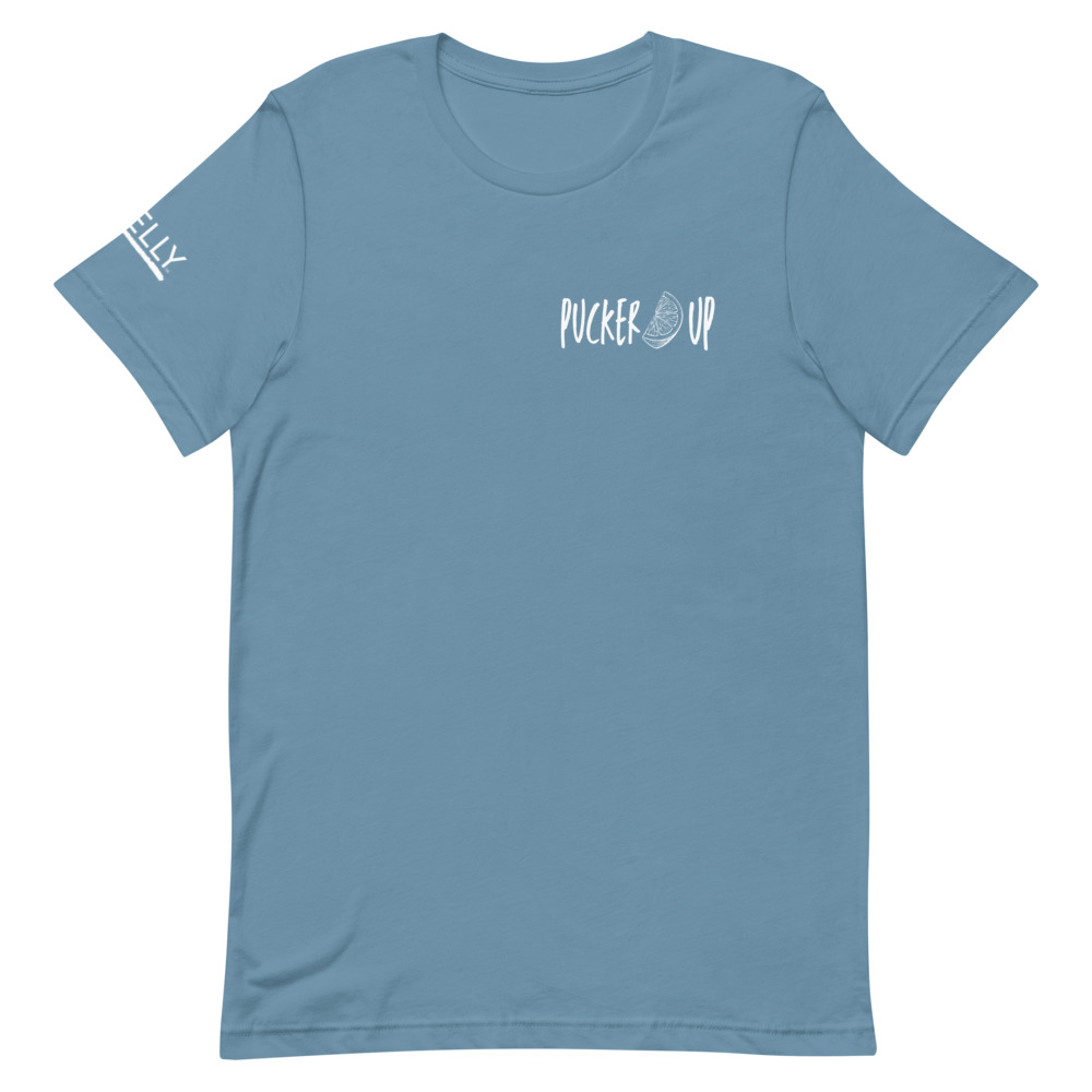 unisex staple t shirt steel blue front 61d34c0367d93